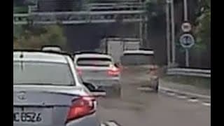 【車禍影片】 國三北上中和隧道前車禍（2022.11.21 新北市中和區國三北上路段