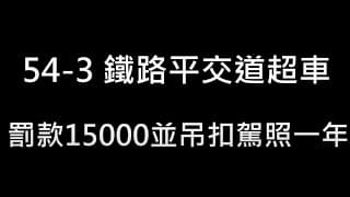 不尊重雙黃線也要挑地方啊 (平交道超車檢舉成功)