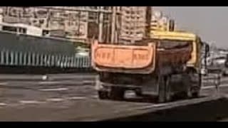 砂石車沿路掉石頭（國一北上高雄段