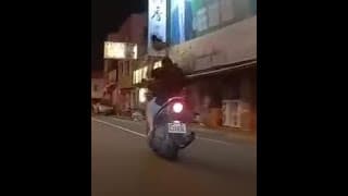 安全帽我用不到，送你啦