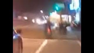 彰化市彰草路機車事故（閃紅燈要停車再開