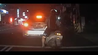 【車禍影片】 無牌肇逃機車（2022.09.12 台中市外埔區甲后路五段