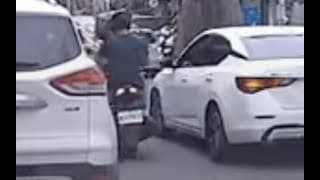 我明明扭過去了阿!!（2022.04.26 台北市北投區大度路三段 汽機車小擦撞