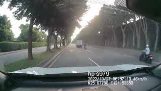【車禍影片】 北安路事故（2022.10.27 台北市中山區北安路