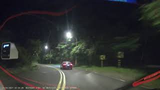陽金公路 #車禍#雨天路滑#入彎速度過快#路線錯誤❌