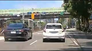 【車禍影片】 您的餐點已被iRent擊落（2022.07.23 台北市中山區民權東路二段與建國北路三段口