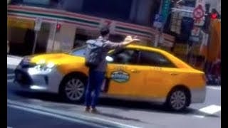 計程車撞人