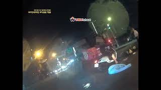 【惡意衝撞】 熊貓大馬路上，撞飛阿北鐵馬（2022.10.29 新北市新店區寶慶街